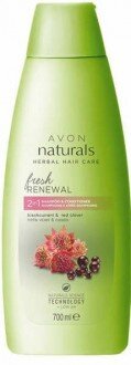 Avon Naturals Herbal Frenk Ãzümü ve Kırmızı Yoncalı 700 ml 2'si 1 Arada kullananlar yorumlar